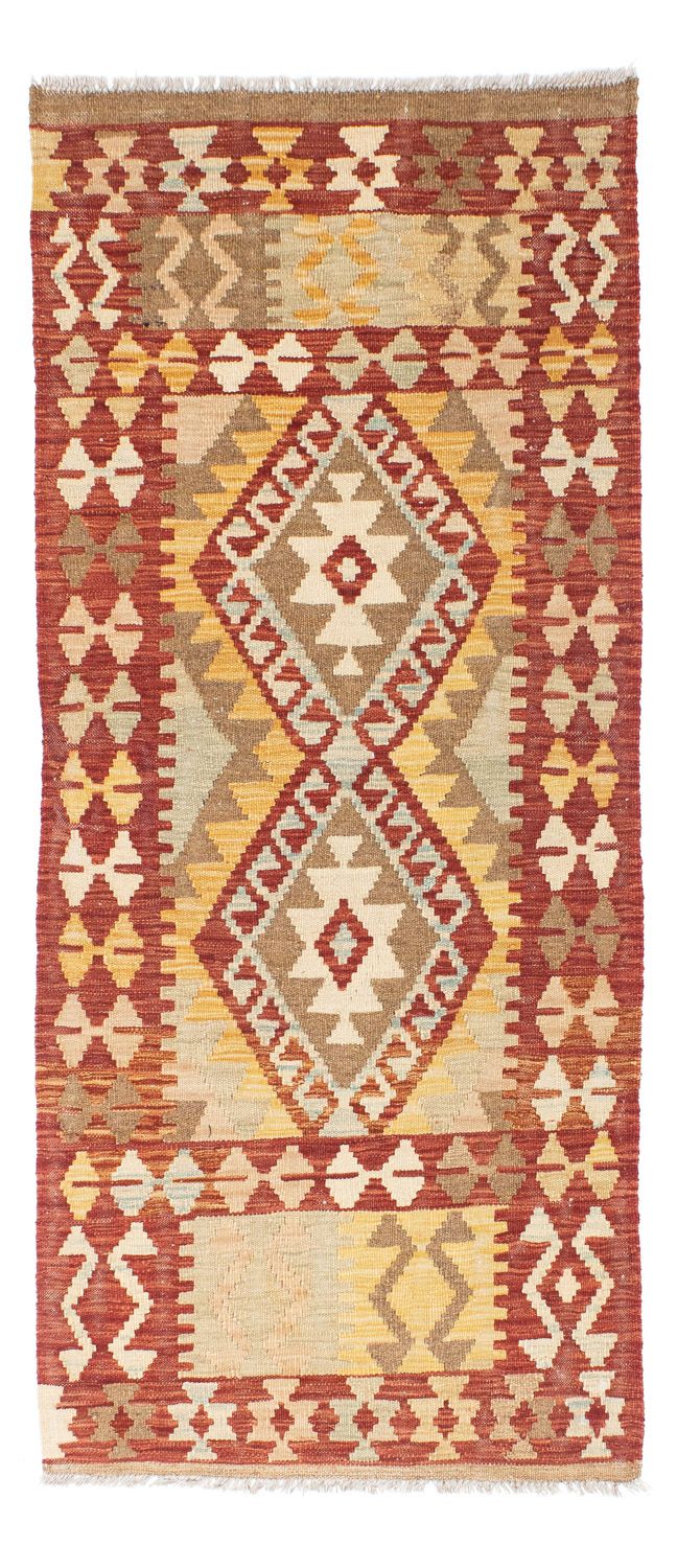 Alfombra de pasillo Alfombra Kelim - Oriental - 187 x 71 cm - óxido
