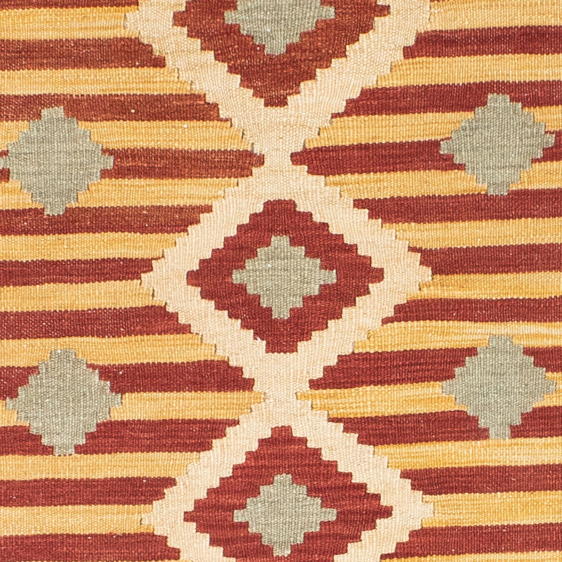 Alfombra de pasillo Alfombra Kelim - Oriental - 207 x 74 cm - beige