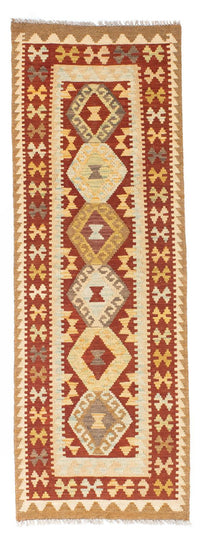 Alfombra de pasillo Alfombra Kelim - Oriental - 206 x 71 cm - beige
