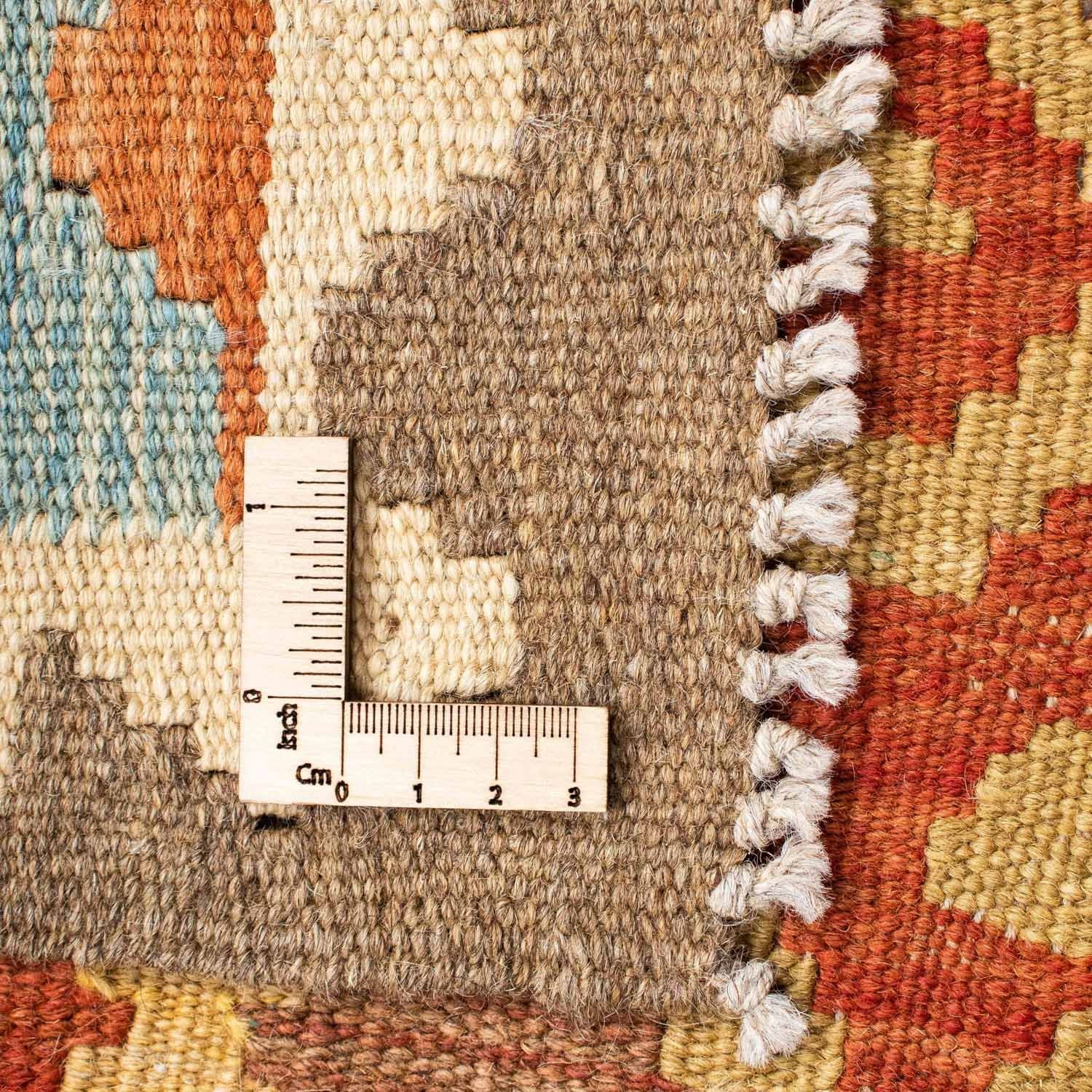Alfombra de pasillo Alfombra Kelim - Oriental - 195 x 75 cm - naranja