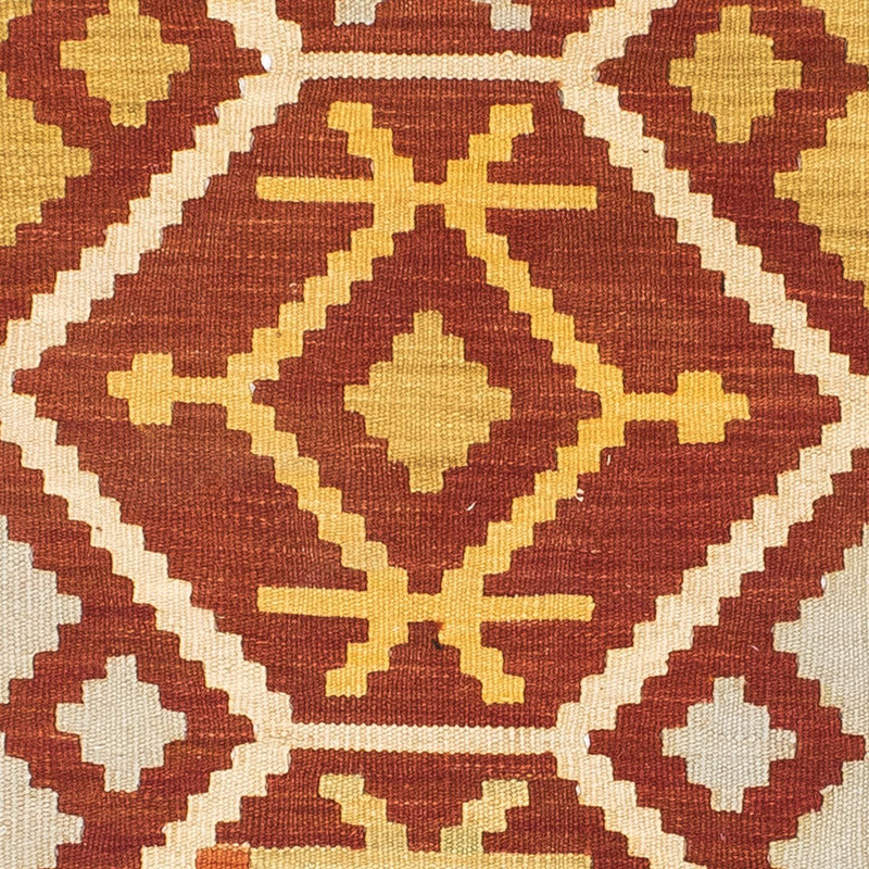 Alfombra de pasillo Alfombra Kelim - Oriental - 206 x 73 cm - óxido
