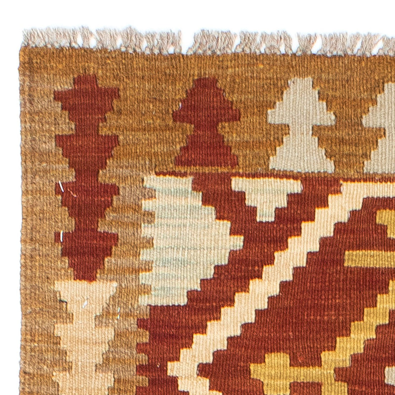 Alfombra de pasillo Alfombra Kelim - Oriental - 206 x 73 cm - óxido