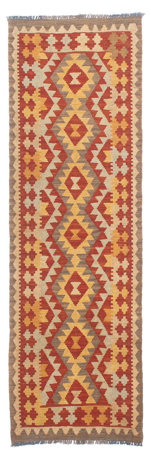 Alfombra de pasillo Alfombra Kelim - Splash - 206 x 66 cm - multicolor