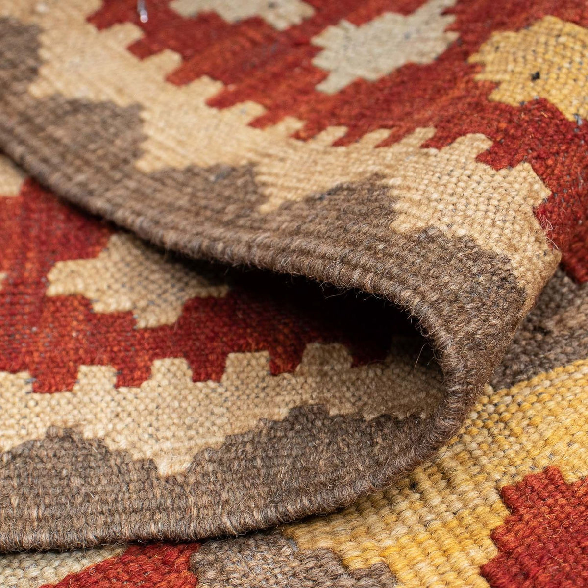 Alfombra de pasillo Alfombra Kelim - Splash - 206 x 66 cm - multicolor