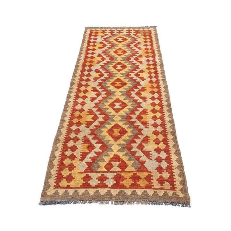 Alfombra de pasillo Alfombra Kelim - Splash - 206 x 66 cm - multicolor