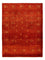 Alfombra Gabbeh - Loribaft Persa - 202 x 152 cm - rojo oscuro