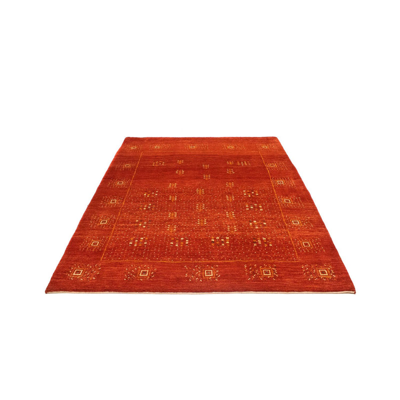 Alfombra Gabbeh - Loribaft Persa - 202 x 152 cm - rojo oscuro