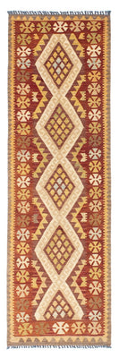 Alfombra de pasillo Alfombra Kelim - Oriental - 210 x 68 cm - beige
