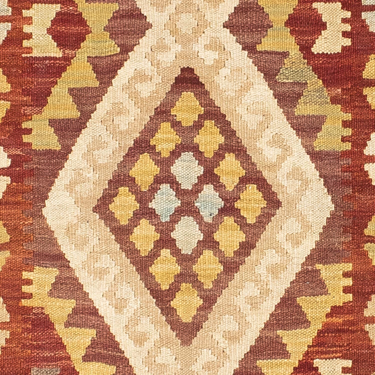 Alfombra de pasillo Alfombra Kelim - Oriental - 210 x 68 cm - beige