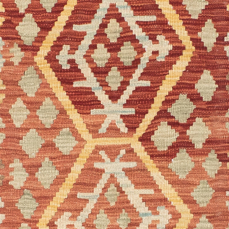 Alfombra de pasillo Alfombra Kelim - Oriental - 202 x 74 cm - rojo