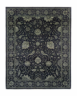 Alfombra Ziegler - 309 x 246 cm - azul oscuro