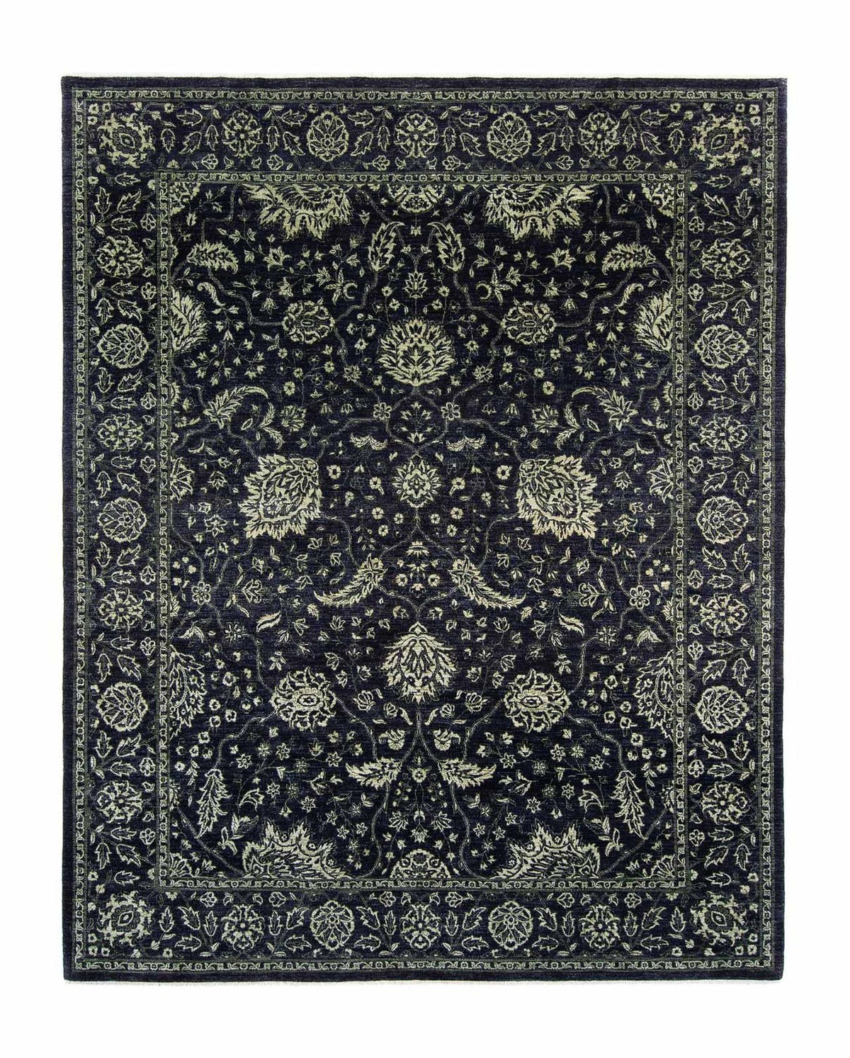 Alfombra Ziegler - 309 x 246 cm - azul oscuro