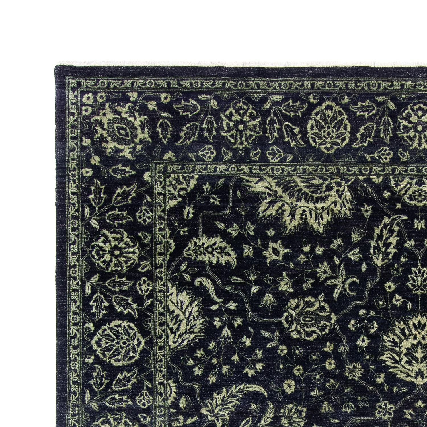 Alfombra Ziegler - 309 x 246 cm - azul oscuro