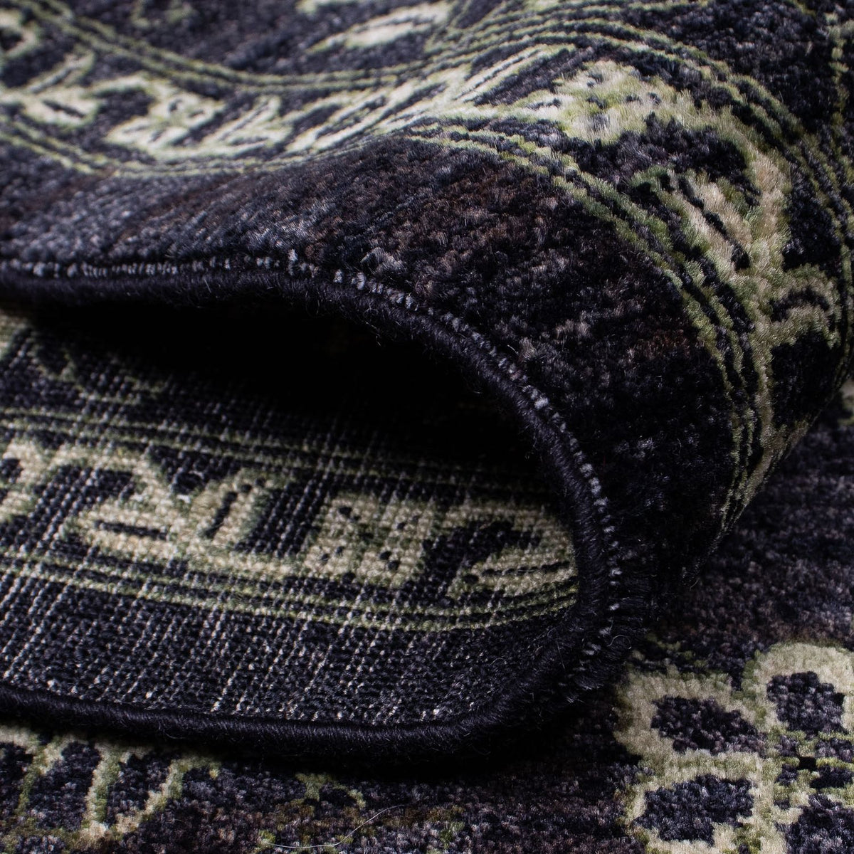 Alfombra Ziegler - 309 x 246 cm - azul oscuro