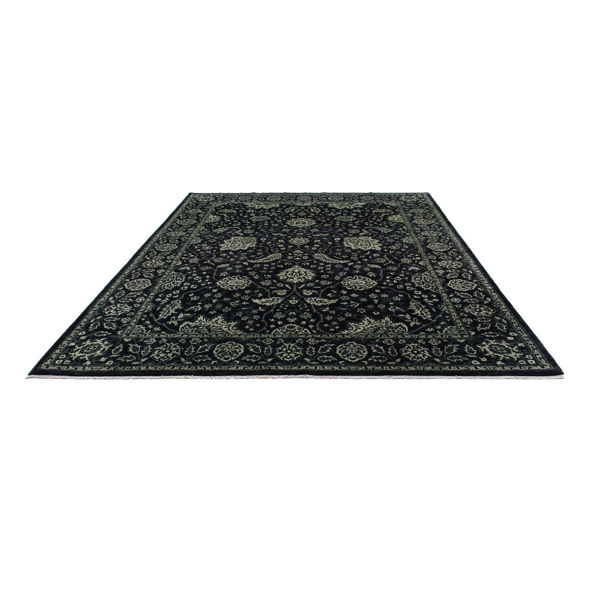 Alfombra Ziegler - 309 x 246 cm - azul oscuro