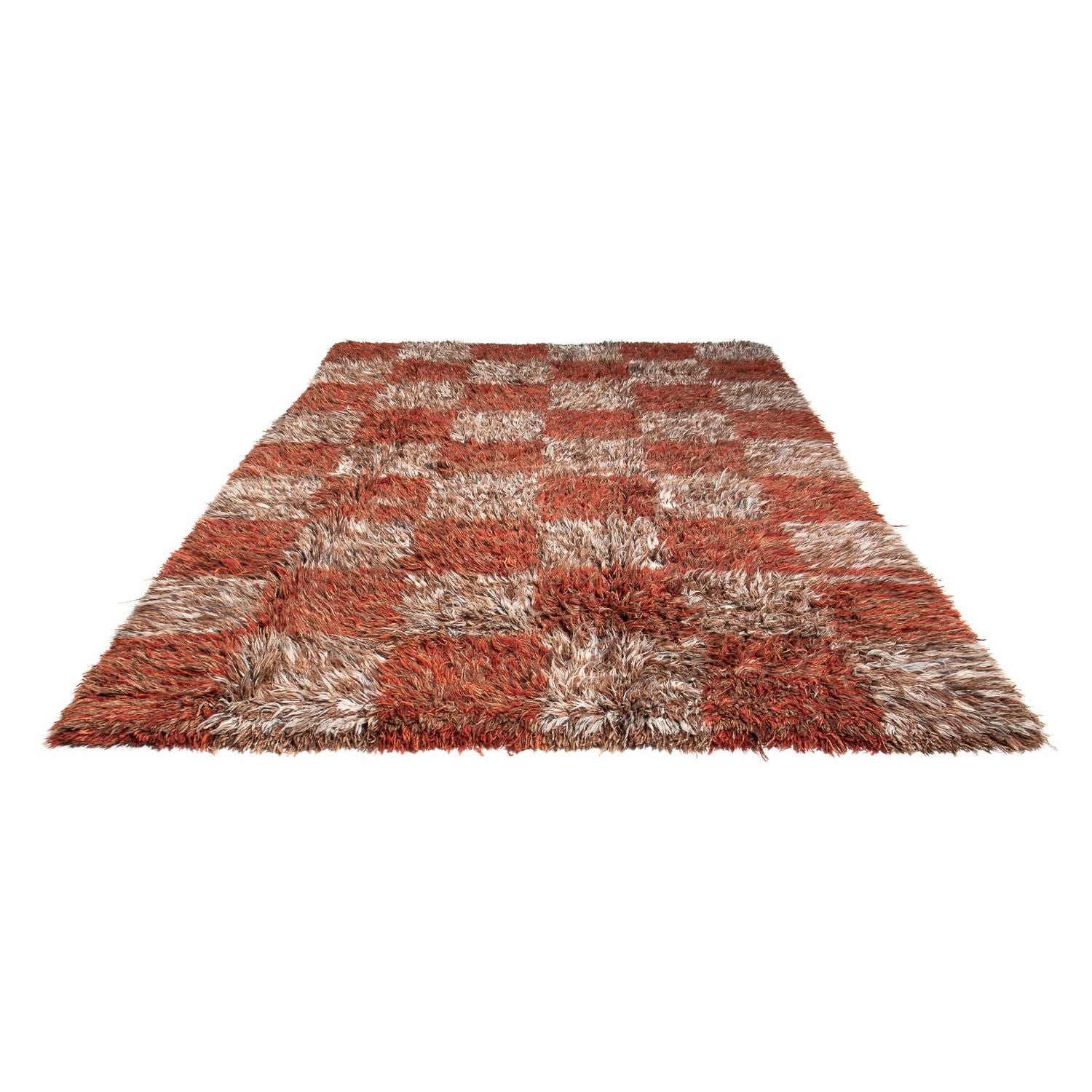 Alfombra de pelo largo - 289 x 199 cm - multicolor