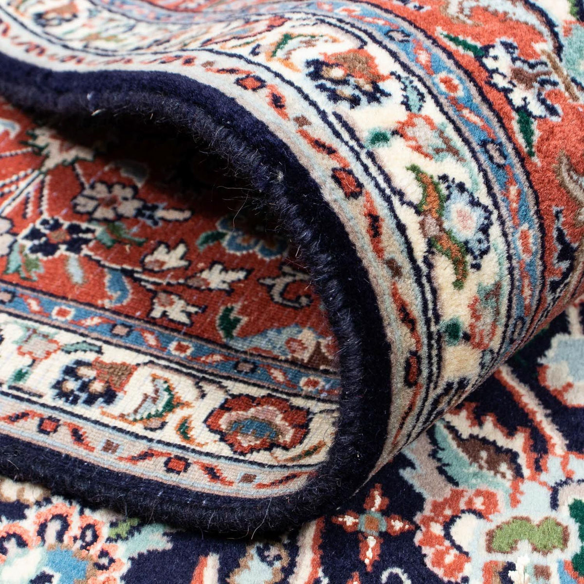 Alfombra persa - Clásica - 228 x 171 cm - azul oscuro