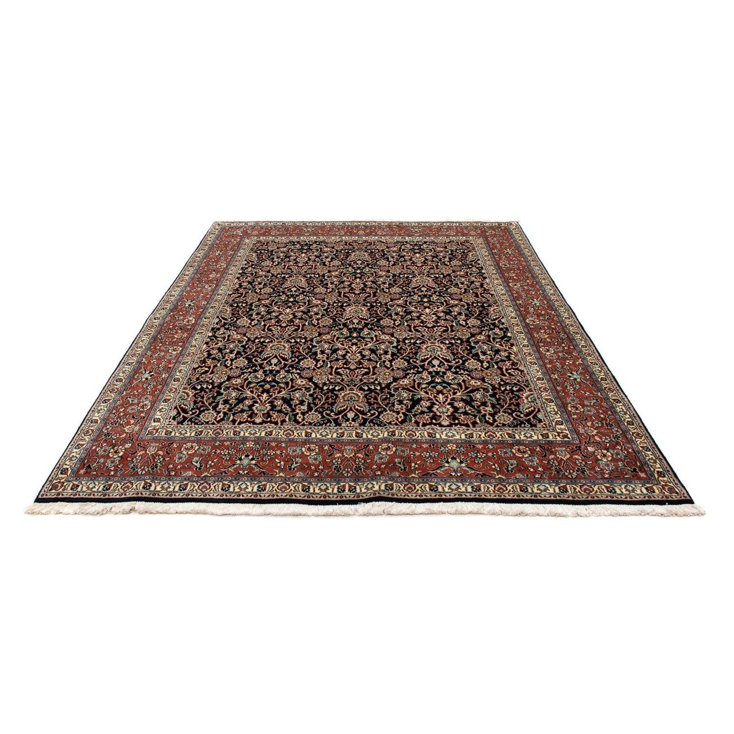 Alfombra persa - Clásica - 228 x 171 cm - azul oscuro
