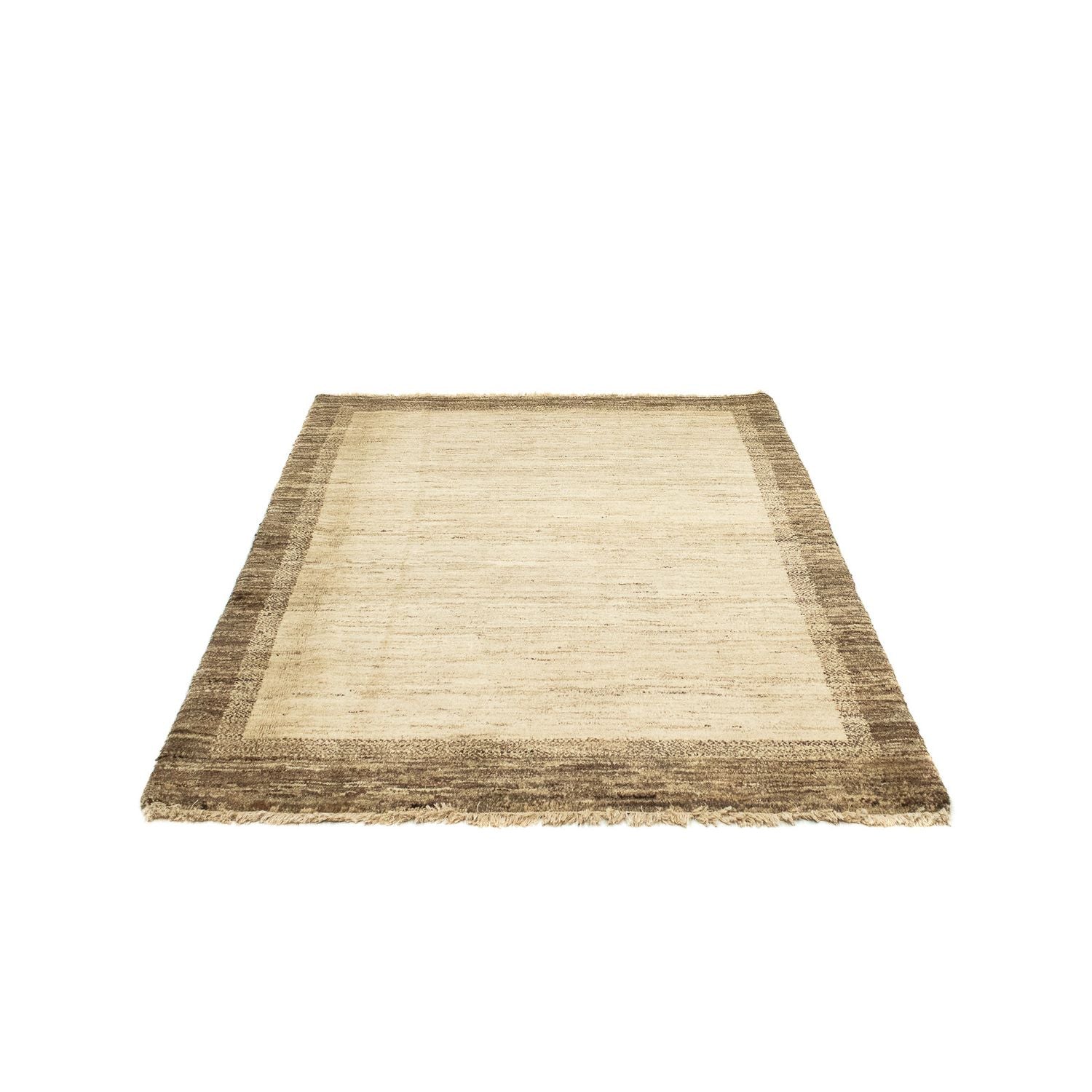 Alfombra Gabbeh - Indus - 153 x 123 cm - marrón claro