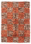 Alfombra de pelo largo - 255 x 173 cm - multicolor
