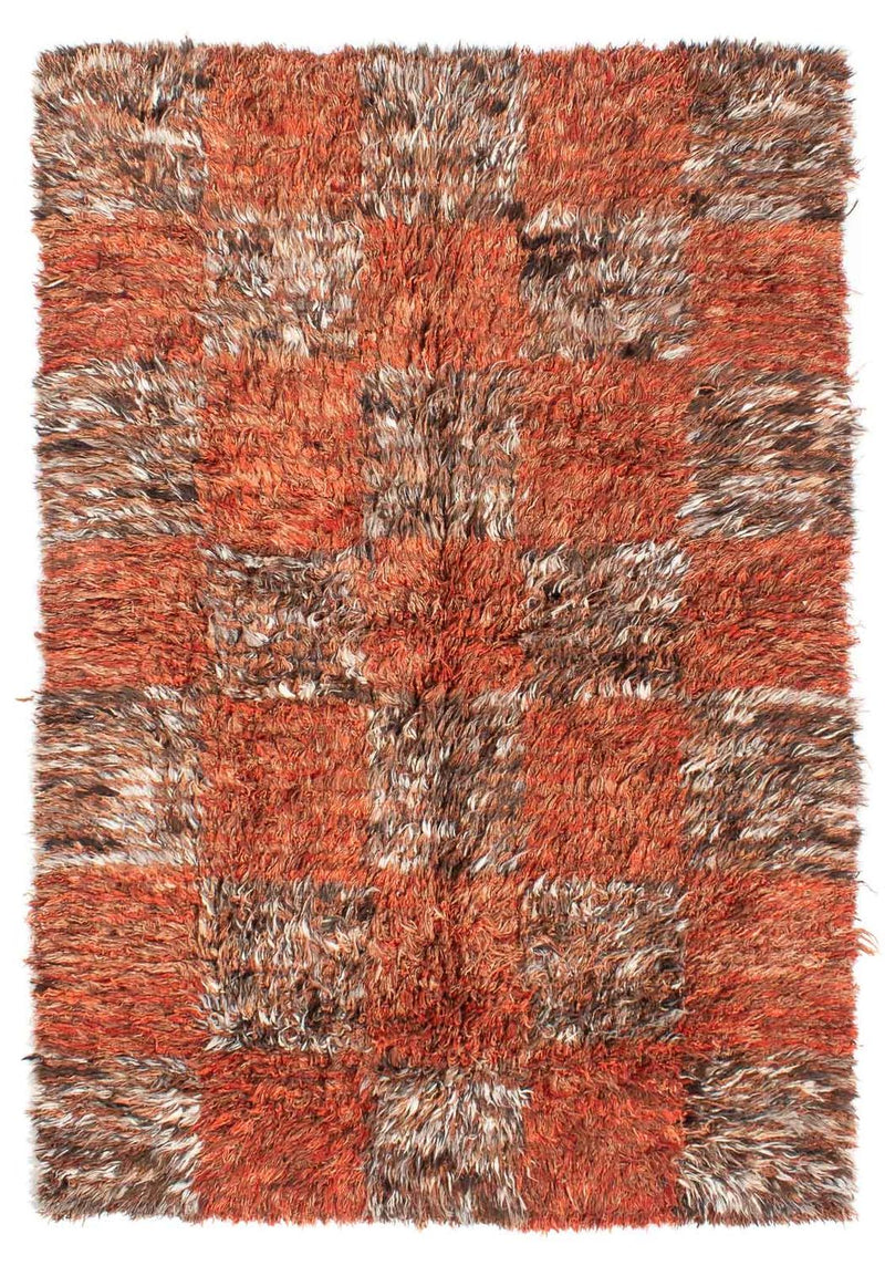 Alfombra de pelo largo - 255 x 173 cm - multicolor