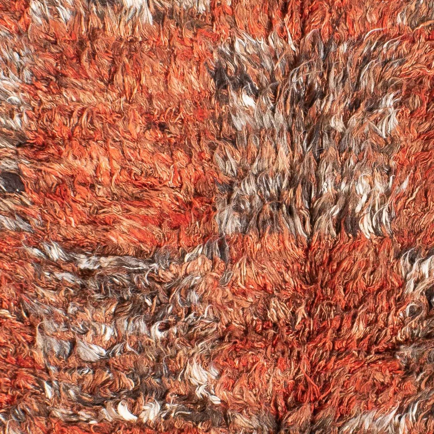 Alfombra de pelo largo - 255 x 173 cm - multicolor