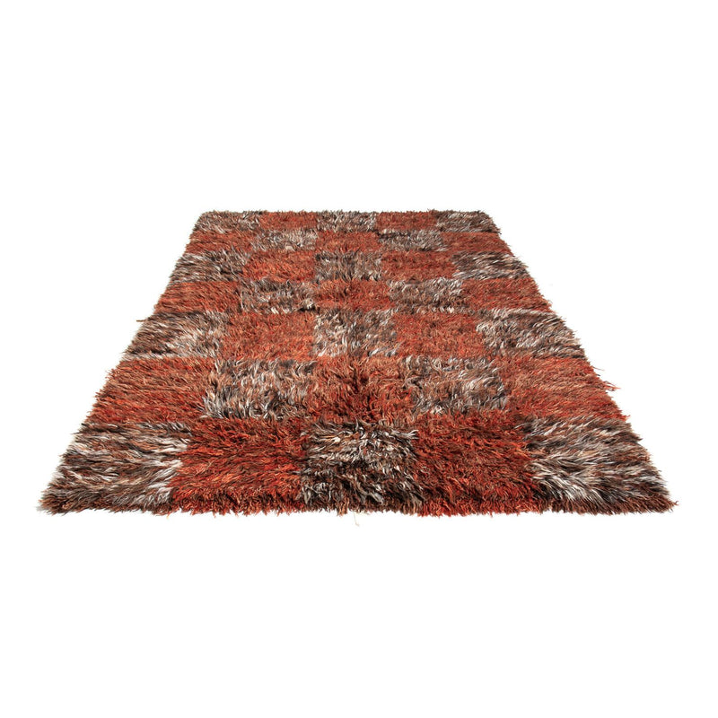 Alfombra de pelo largo - 255 x 173 cm - multicolor