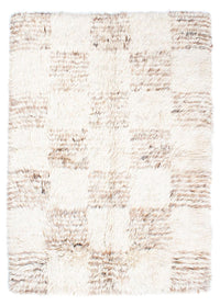 Alfombra de pelo largo - 243 x 172 cm - beige