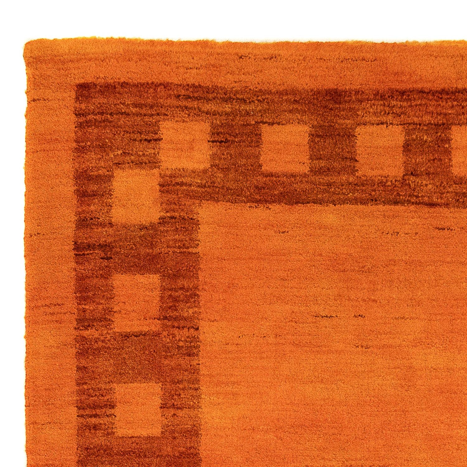 Alfombra Gabbeh - Indus - 123 x 79 cm - naranja