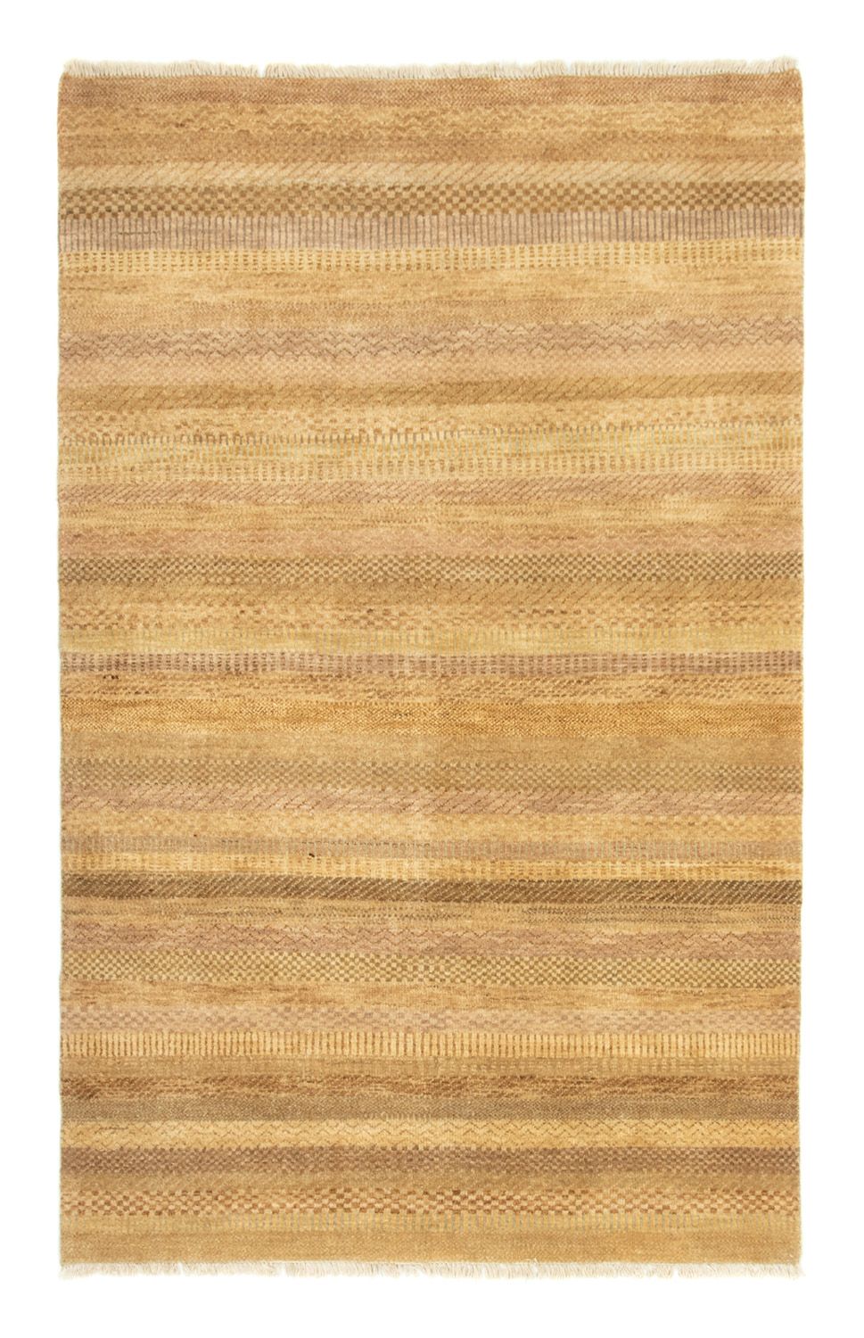 Alfombra Gabbeh - Indus - 192 x 124 cm - marrón claro