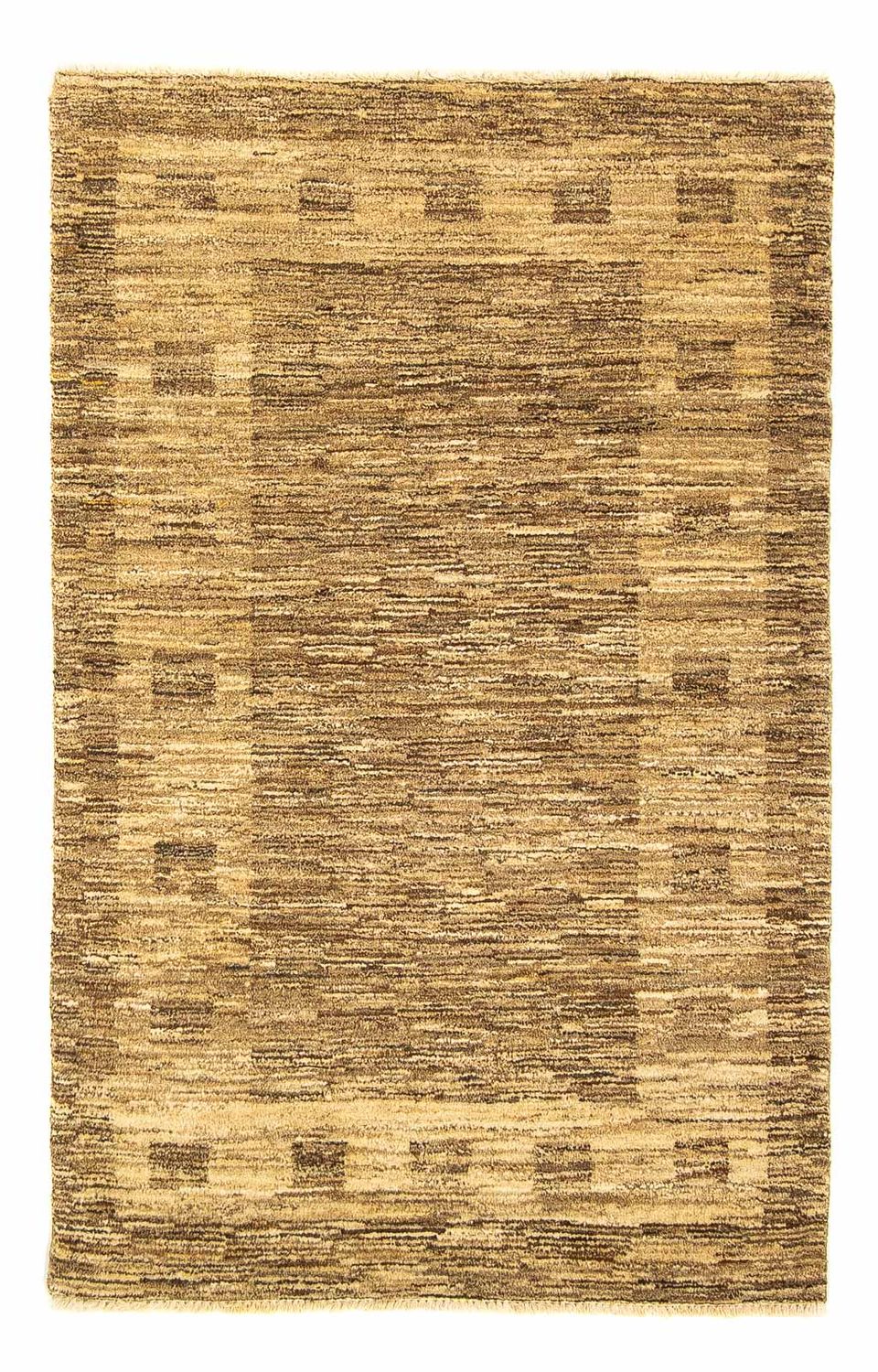 Alfombra Gabbeh - Indus - 153 x 95 cm - marrón claro
