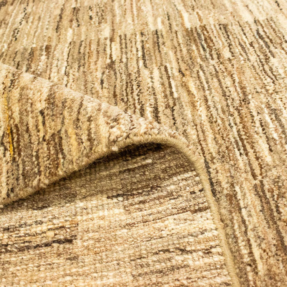 Alfombra Gabbeh - Indus - 153 x 95 cm - marrón claro