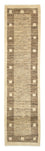 Alfombra de pasillo Alfombra Gabbeh - Indus - 300 x 74 cm - gris
