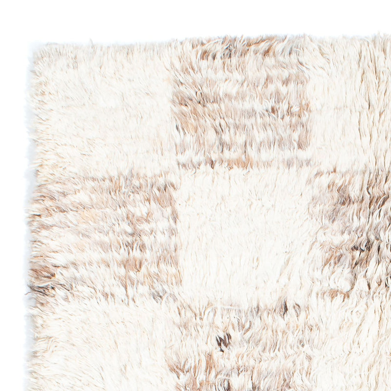 Alfombra de pelo largo - 252 x 172 cm - beige