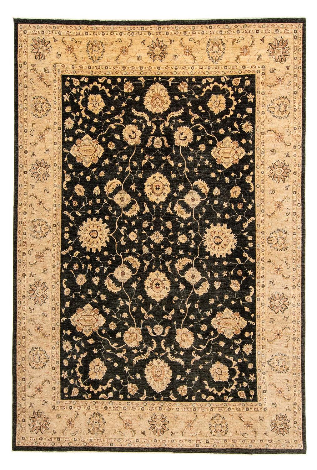 Alfombra Ziegler - 424 x 293 cm - azul oscuro