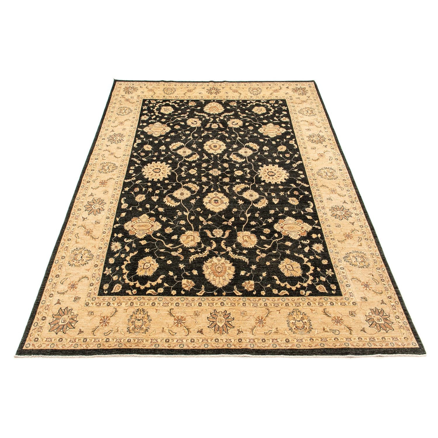 Alfombra Ziegler - 424 x 293 cm - azul oscuro