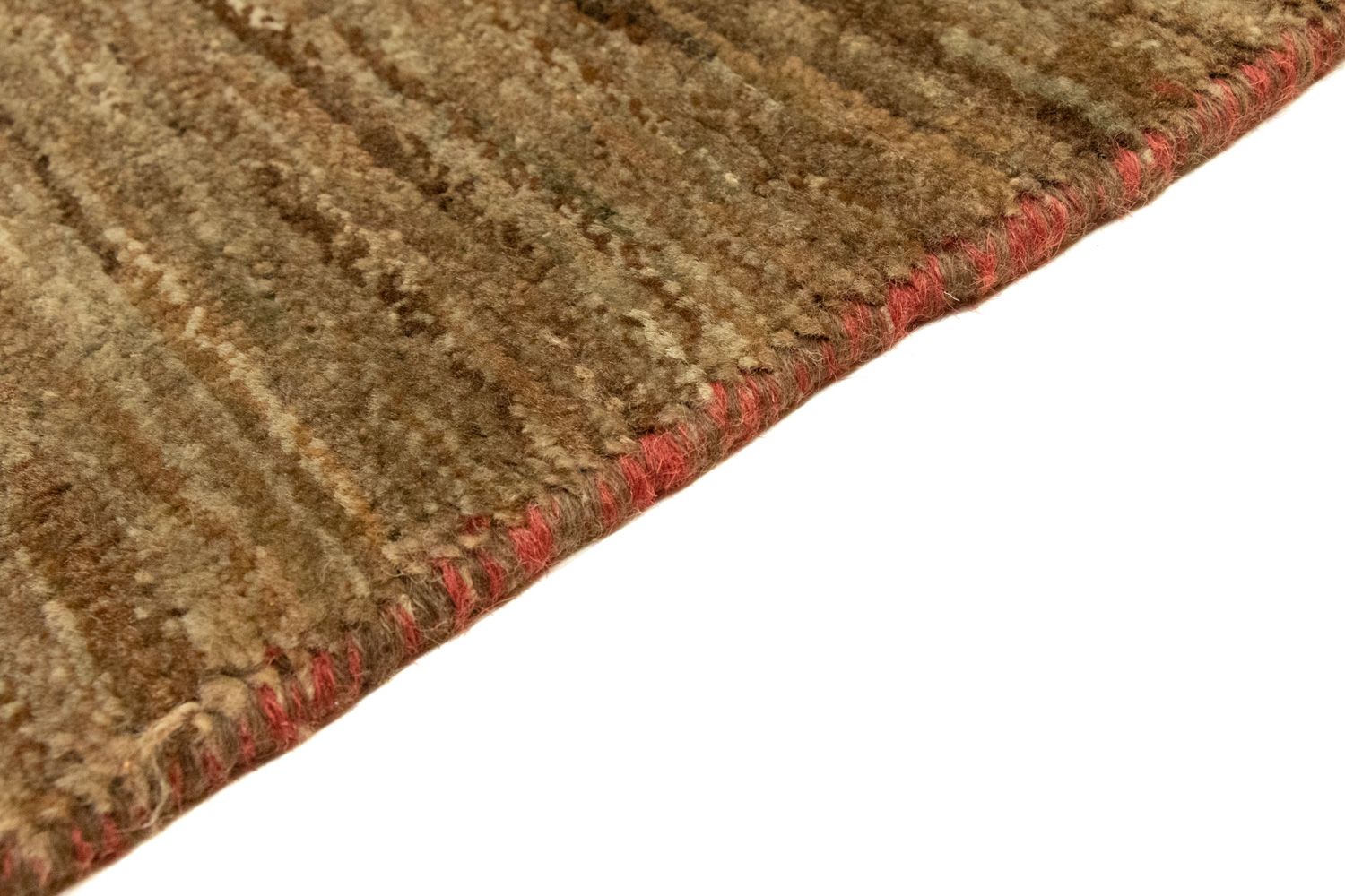 Alfombra Gabbeh - Indus - 113 x 78 cm - marrón oscuro