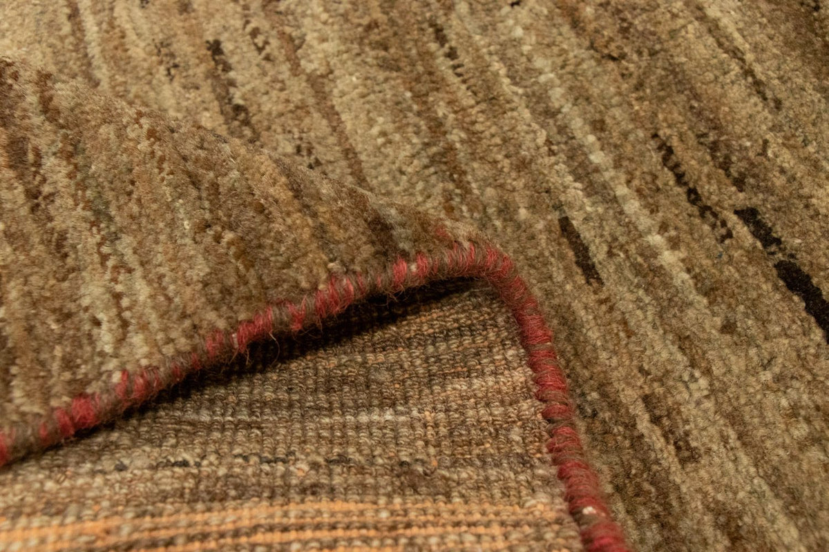 Alfombra Gabbeh - Indus - 113 x 78 cm - marrón oscuro