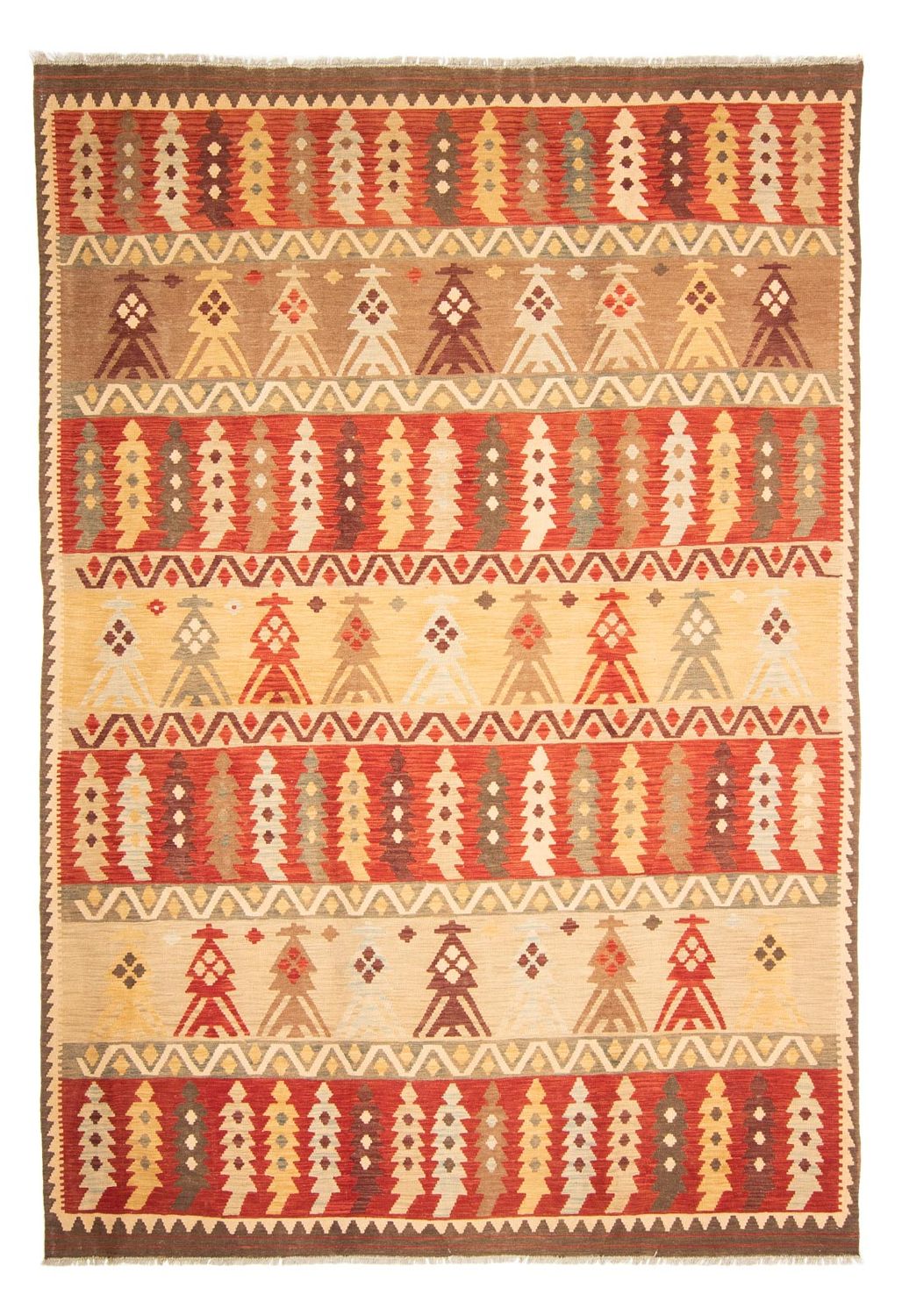 Alfombra Kelim - Oriental - 353 x 256 cm - multicolor