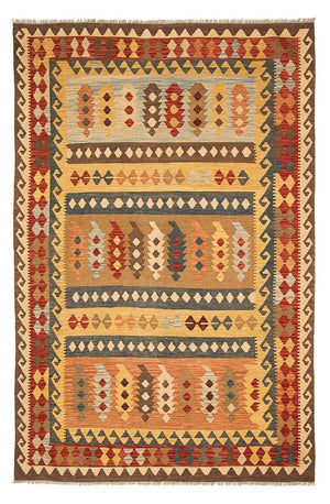 Alfombra Kelim - Splash - 299 x 201 cm - multicolor
