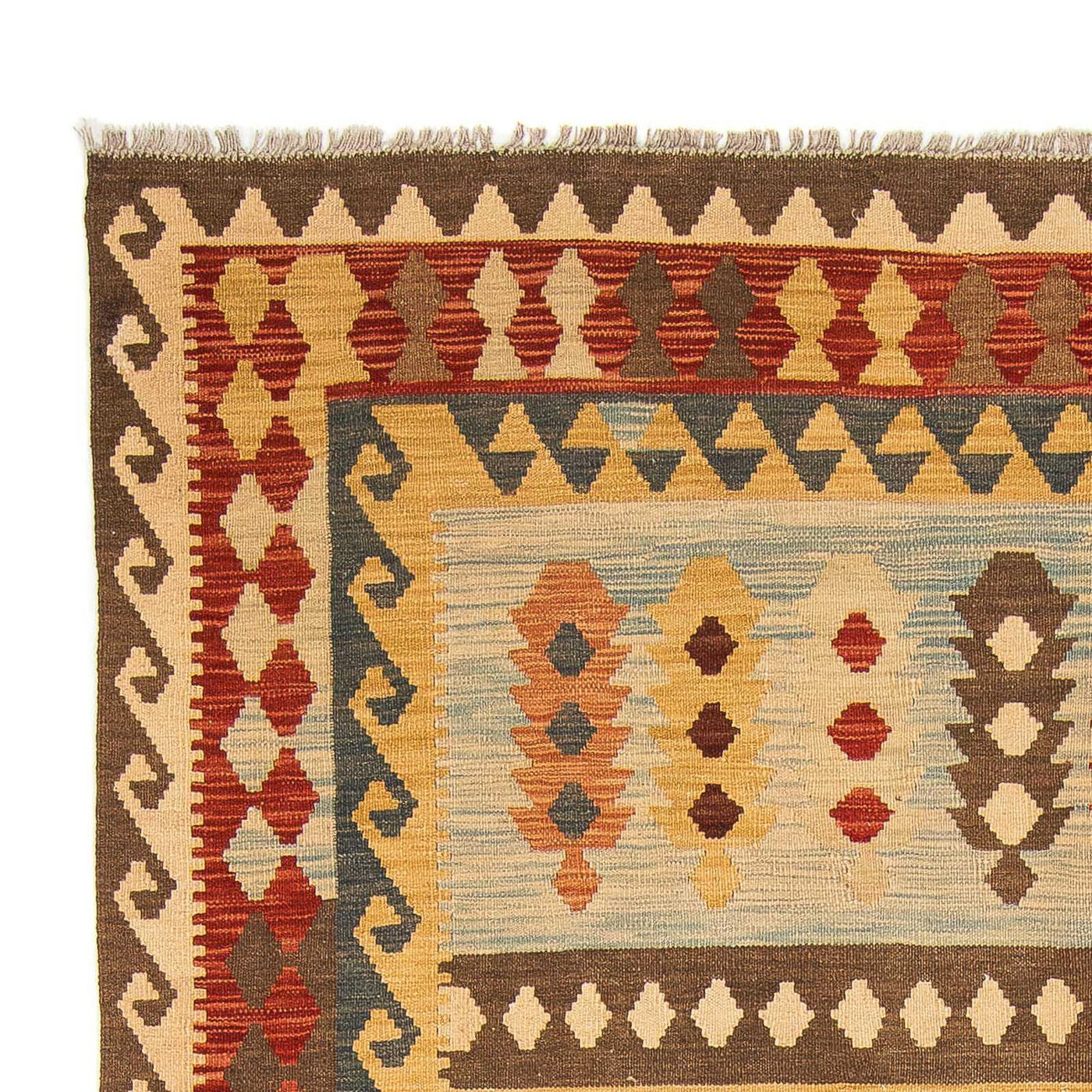 Kilim Maimana Alfombra 299x201cm - Alfombra de lana