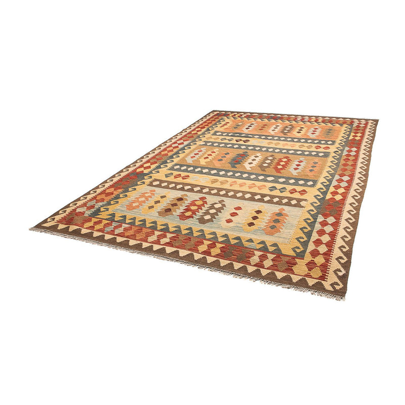 Alfombra Kelim - Splash - 299 x 201 cm - multicolor