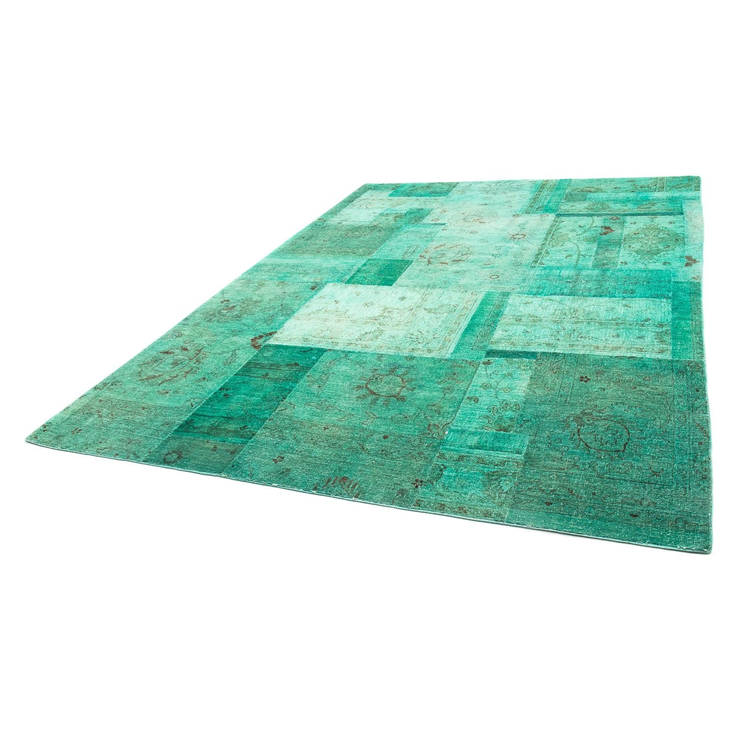 Alfombra de patchwork - 290 x 212 cm - multicolor