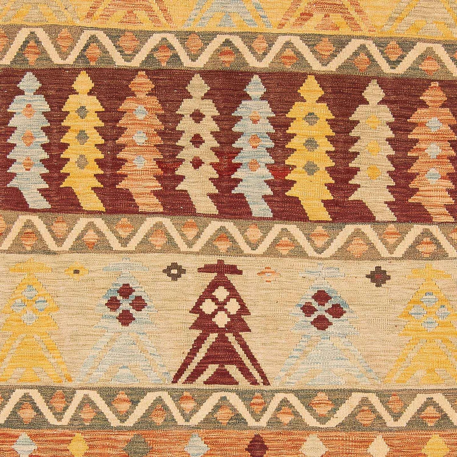 Alfombra Kelim - Splash - 294 x 203 cm - multicolor