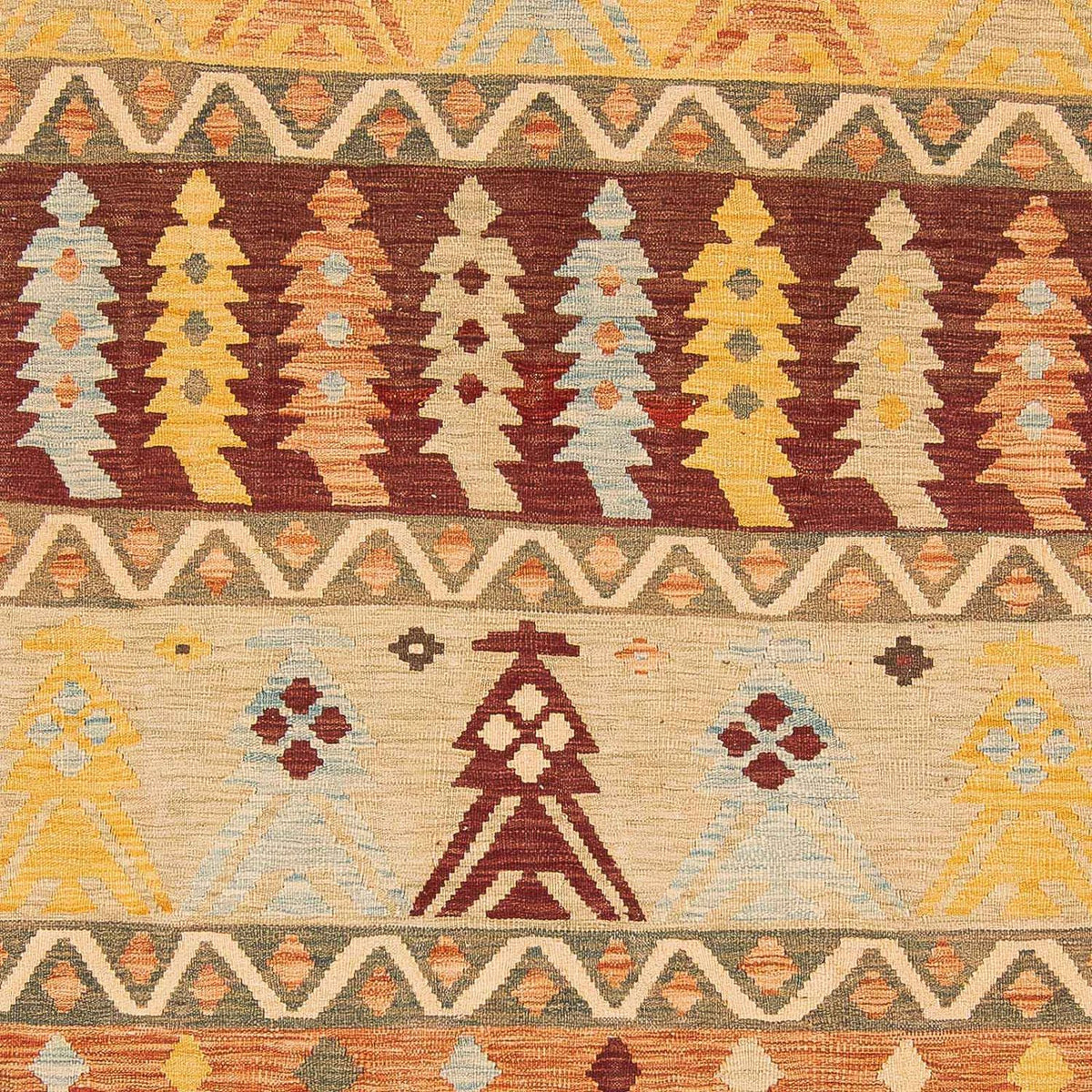 Alfombra Kelim - Splash - 294 x 203 cm - multicolor