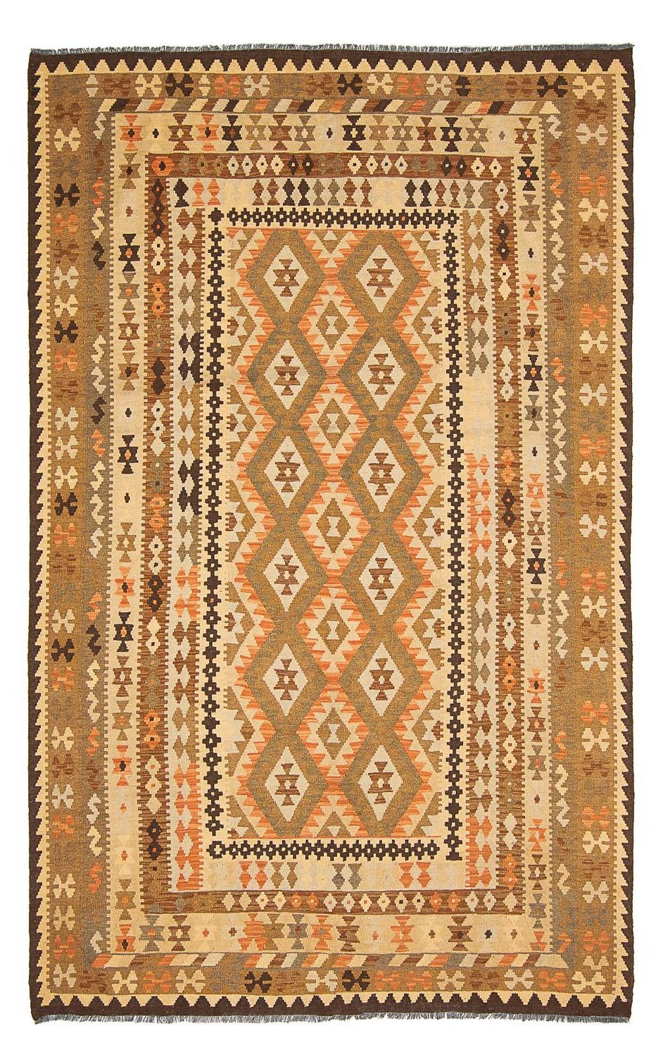 Alfombra Kelim - Splash - 299 x 192 cm - multicolor