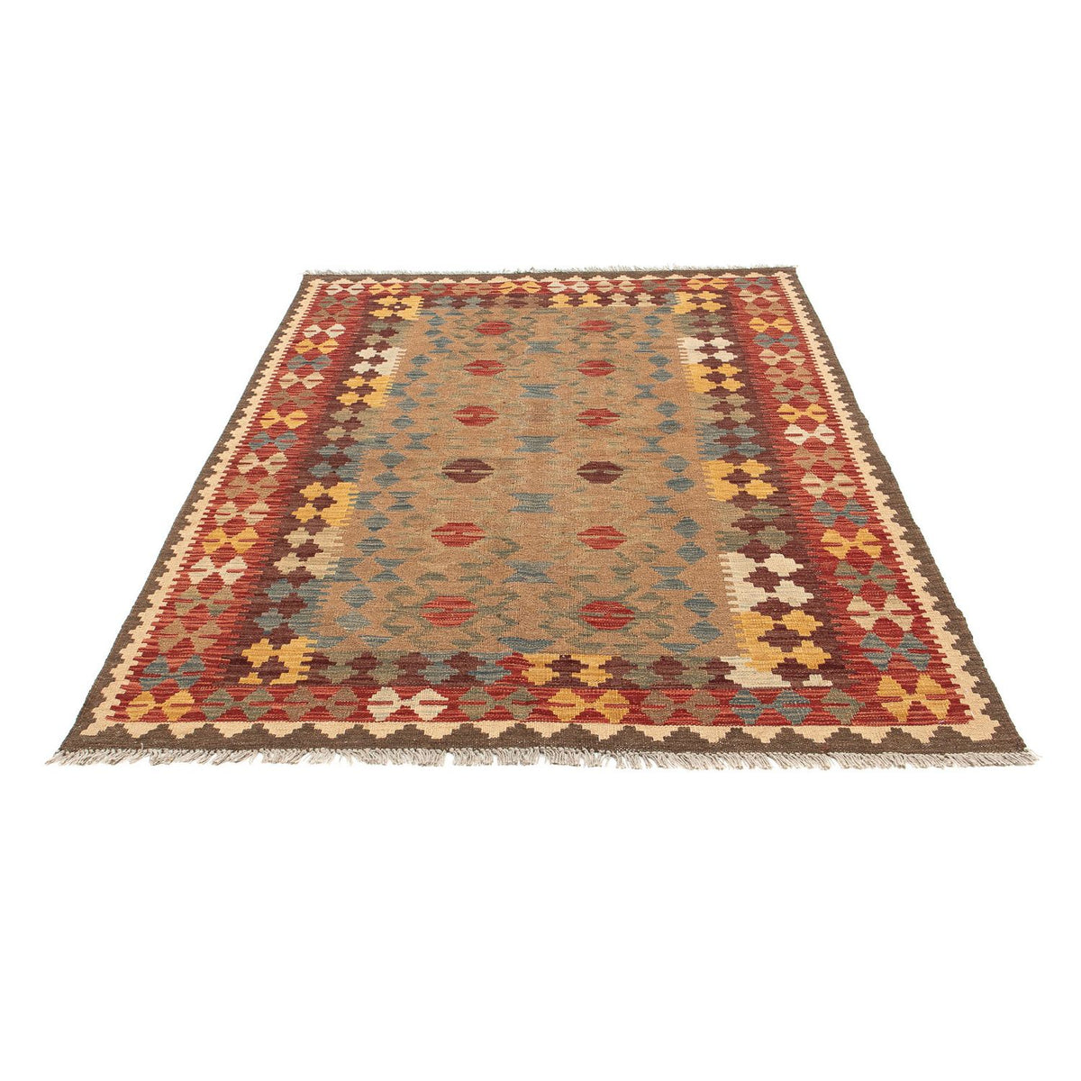 Alfombra Kelim - Oriental - 199 x 148 cm - multicolor