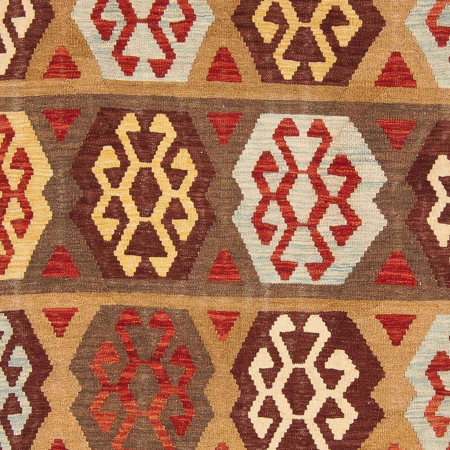 Alfombra Kelim - Splash - 298 x 199 cm - multicolor