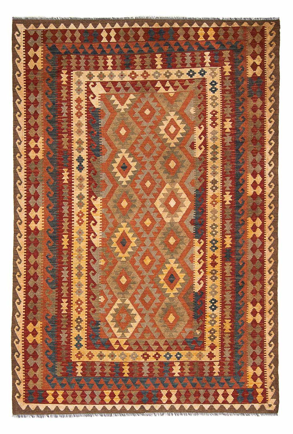 Alfombra Kelim - Splash - 289 x 200 cm - multicolor