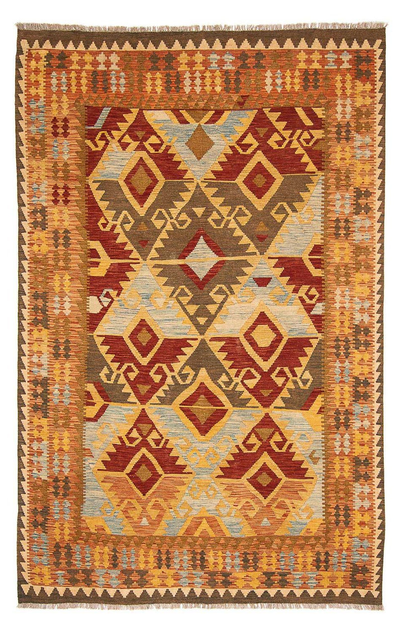 Alfombra Kelim - Splash - 305 x 199 cm - multicolor